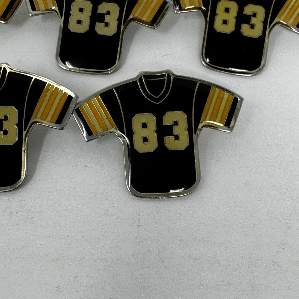 PITTSBURGH STEELERS VINTAGE #83‎ HEATH MILLER Enamel Lapel Pin STARLINE INC. 80s